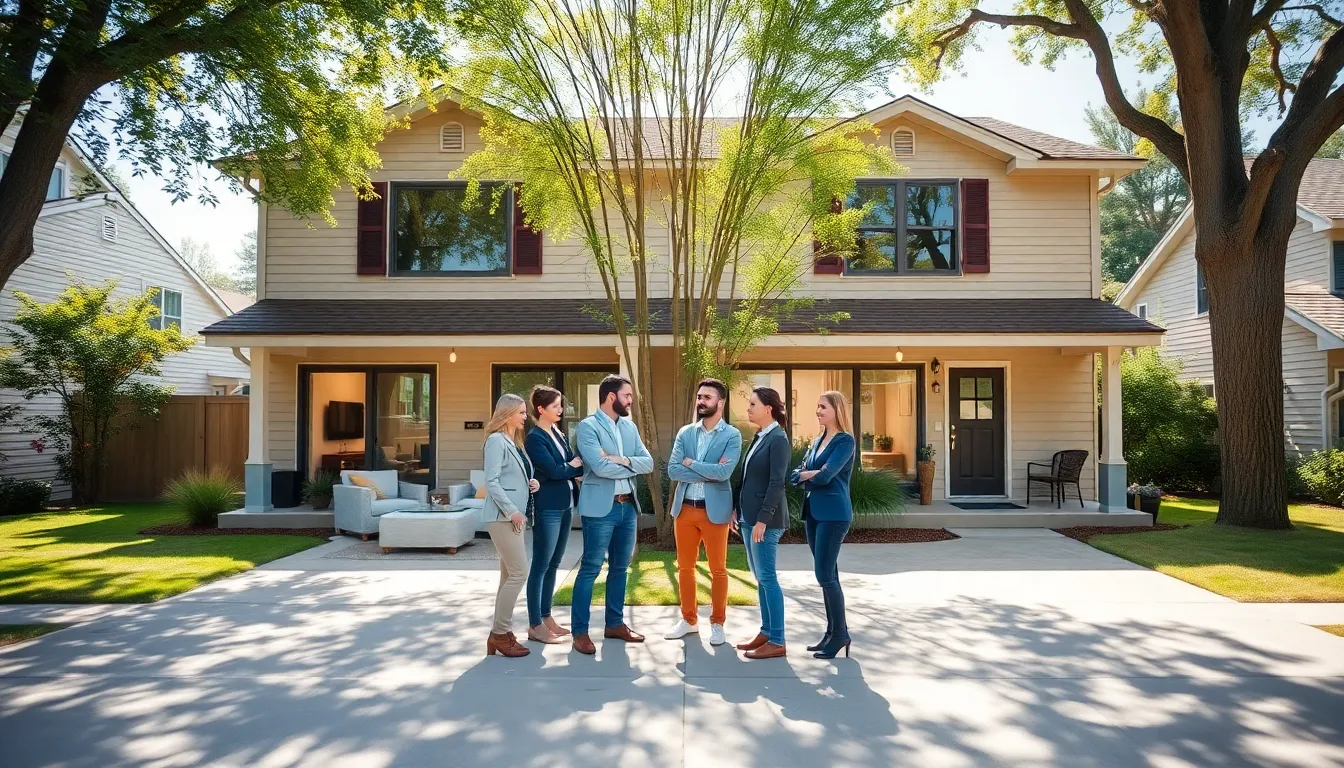 a duplex with a homeowner and rental unit, showcasing house hacking.